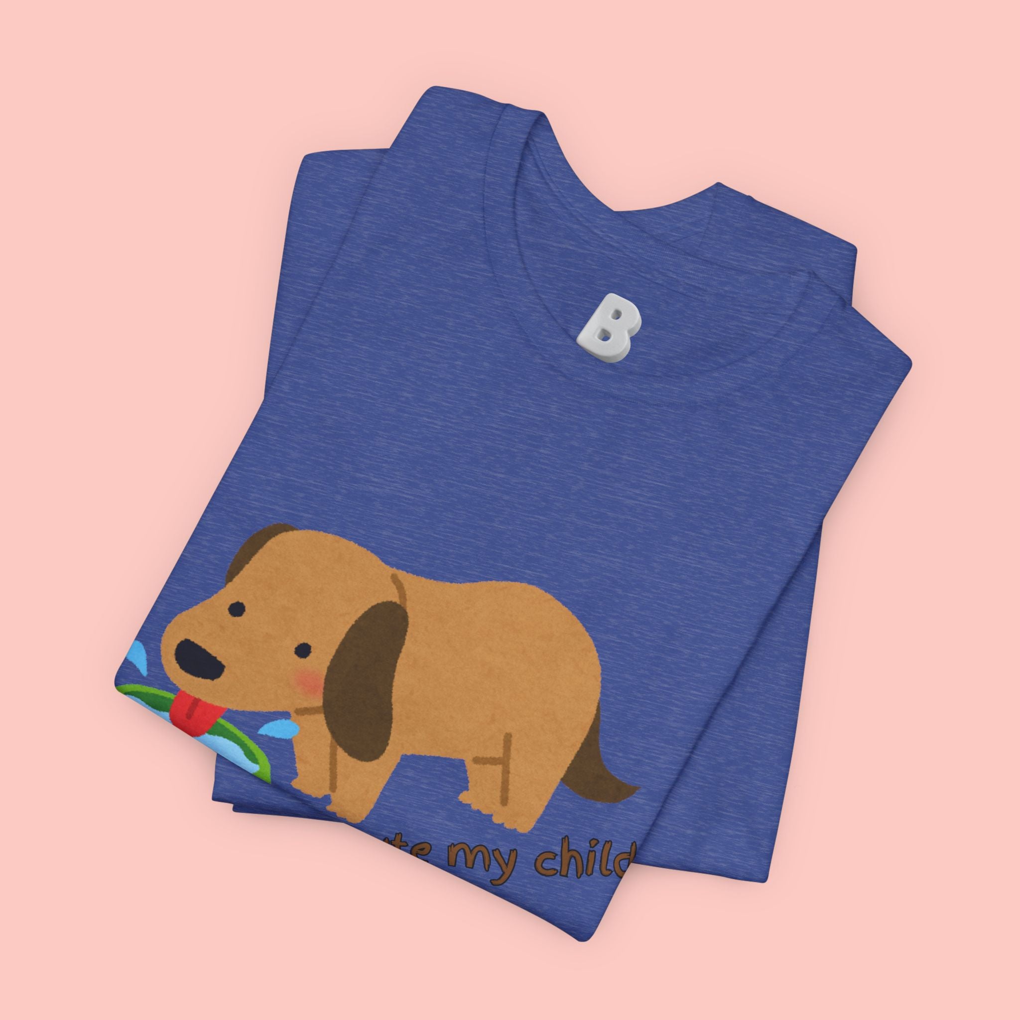 Dog T-Shirt — Cute Dachshund "how cute my child" Graphic Tee