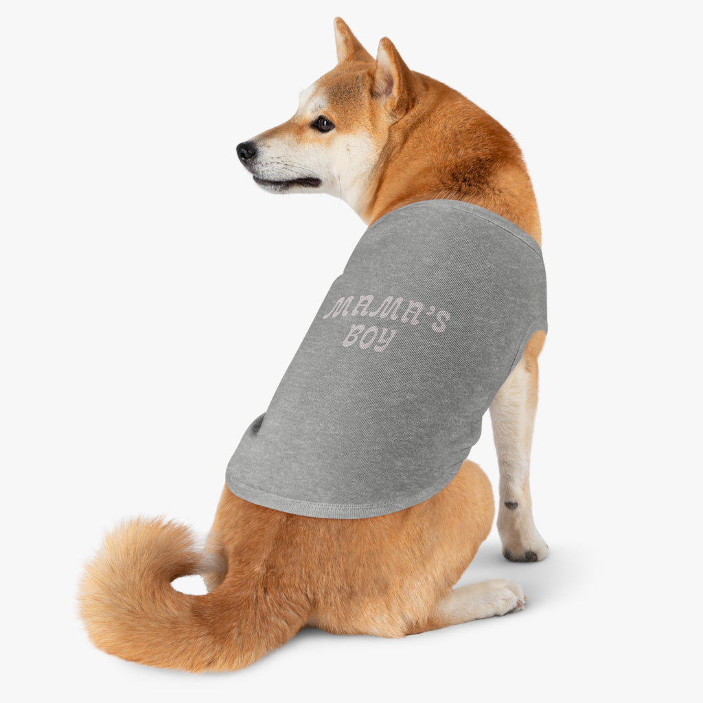 Mama's Boy Pet Tank Top - Cute Soft Dog Tee