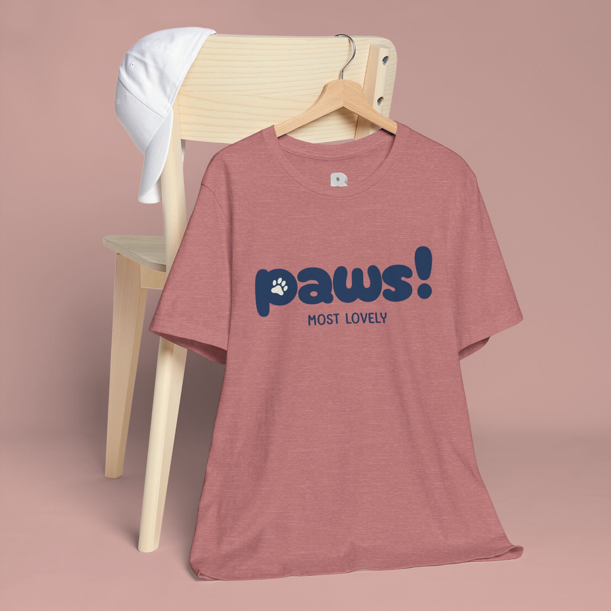 Paws! Cute Paw Print Tee — "Most Lovely" Graphic T-Shirt for Dog & Cat Lovers