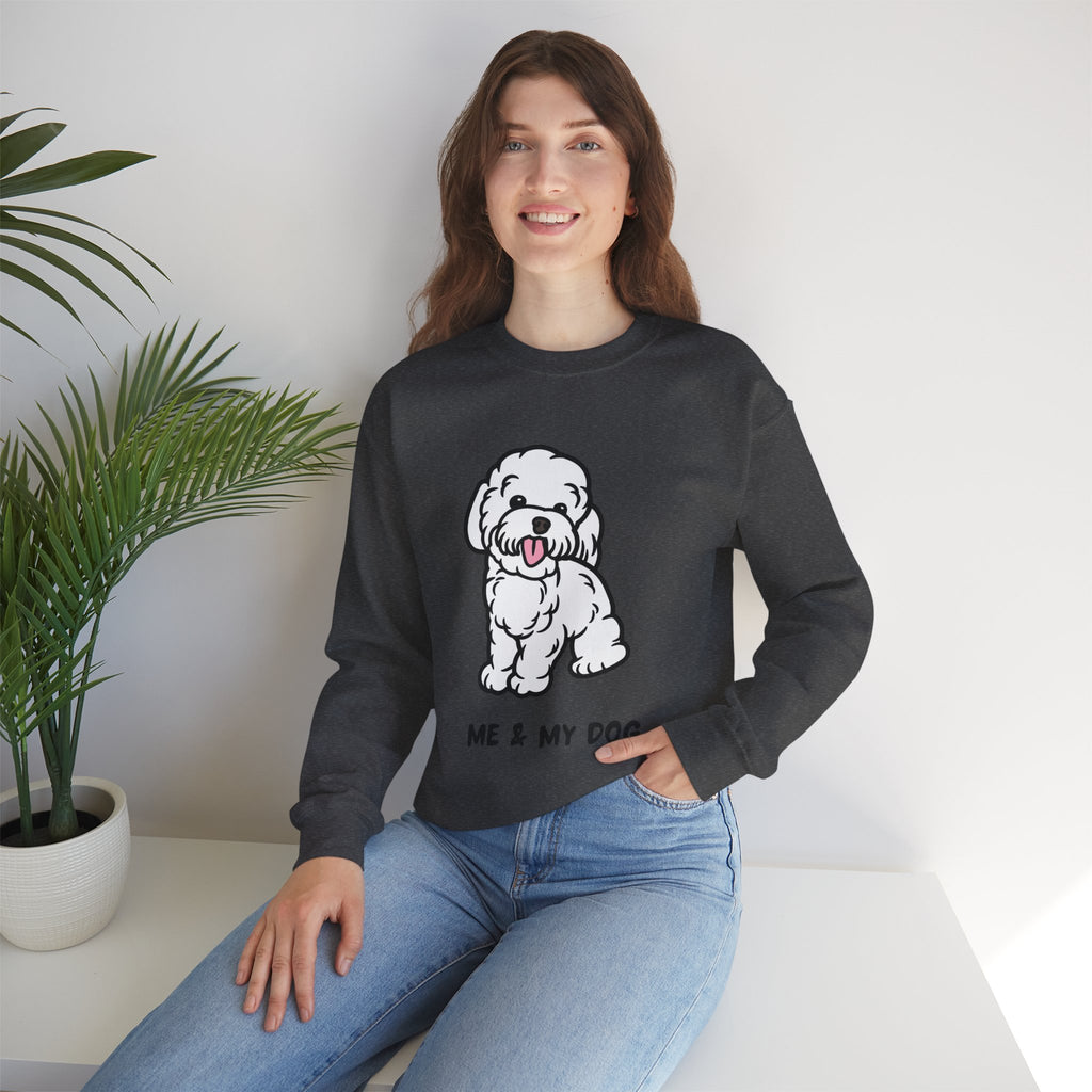 Me & My Dog Cute Doodle Crewneck Sweatshirt