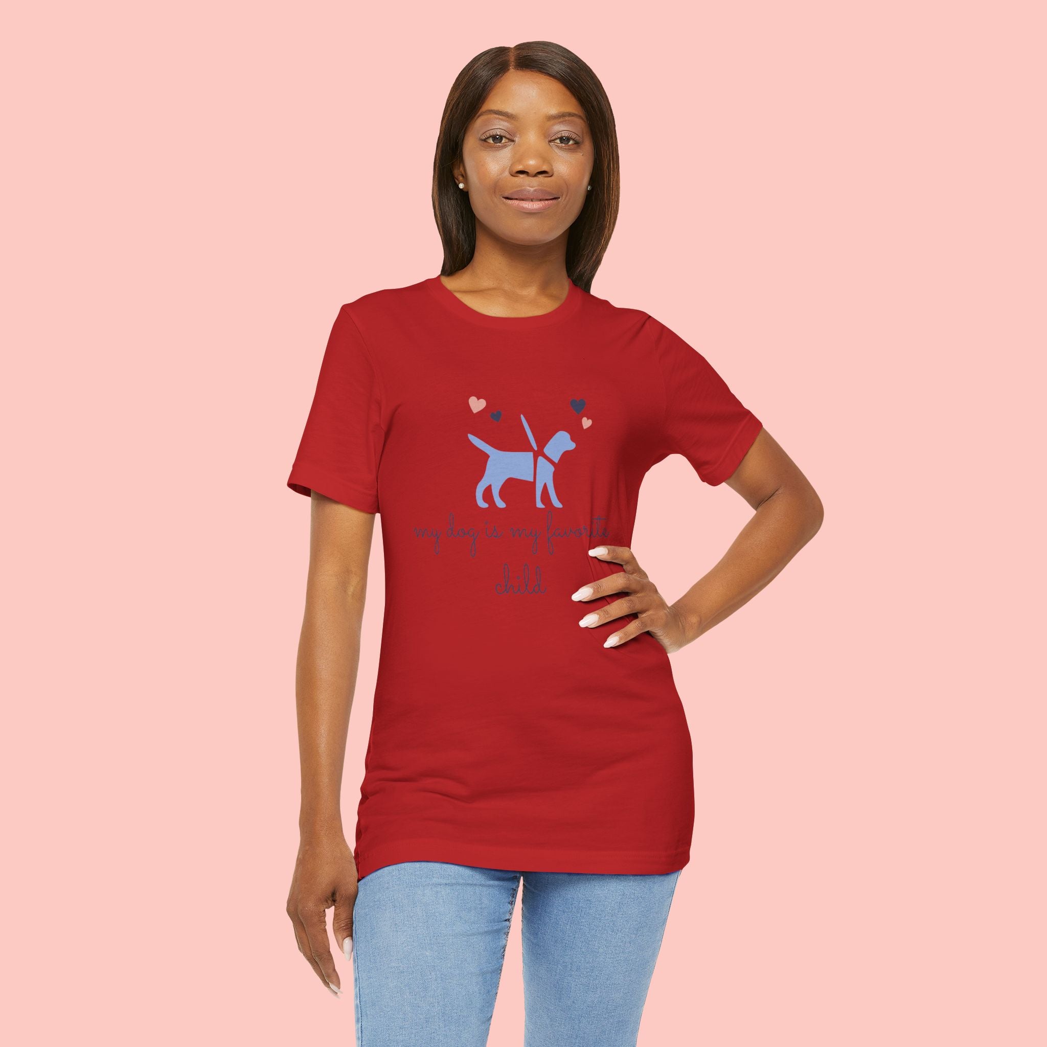 Dog Lover T‑Shirt — "My Dog Is My Favorite Child" Cute Puppy Graphic Tee