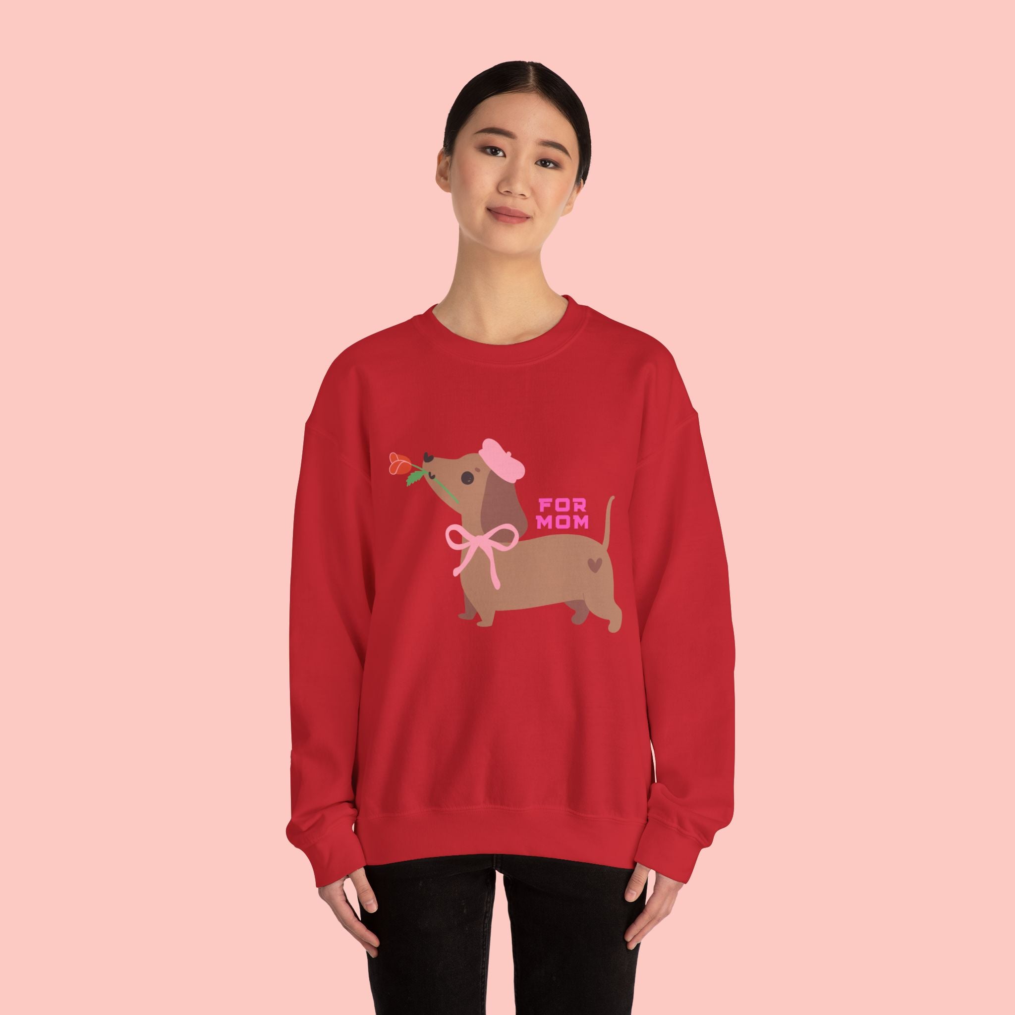 Dachshund 'For Mom' Crewneck Sweatshirt – Cute Dog Mom Gift