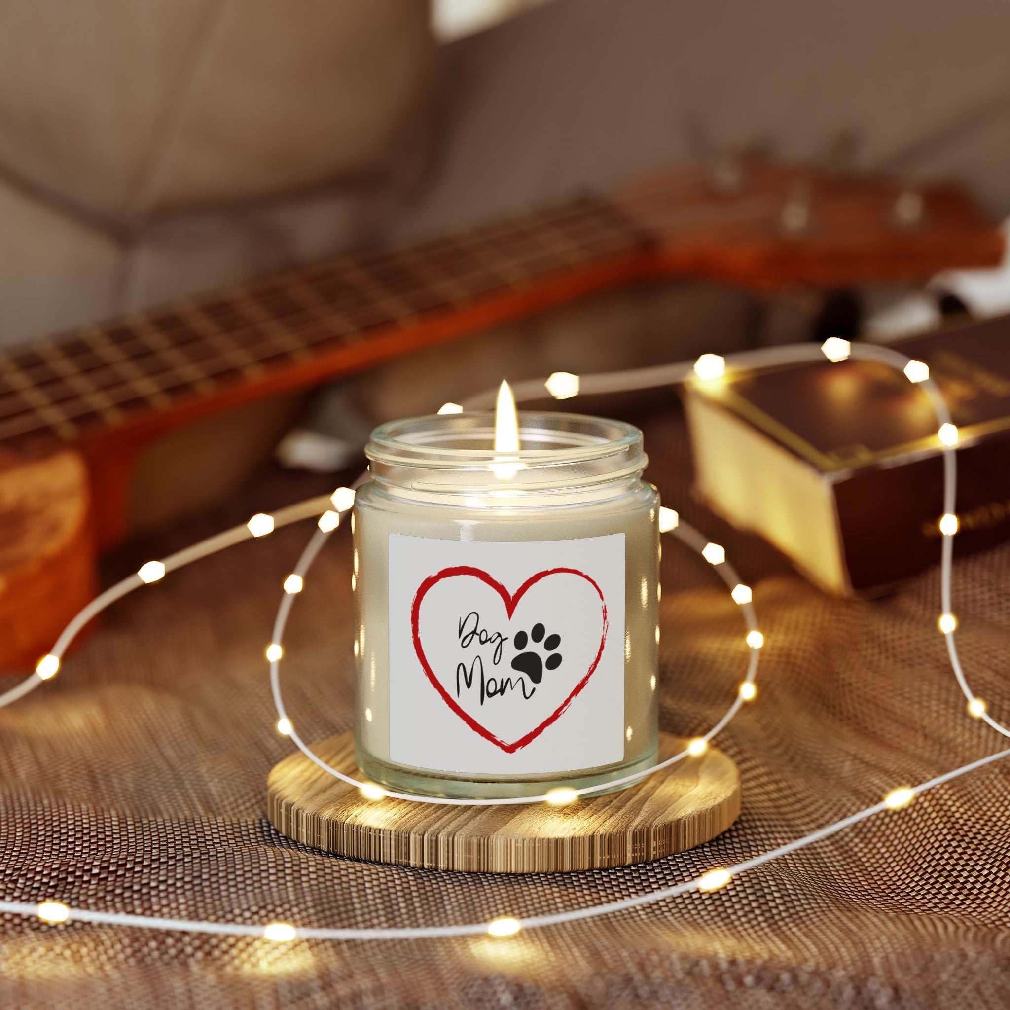 Dog Mom Soy Candle — Coconut Apricot Wax (4oz & 9oz)