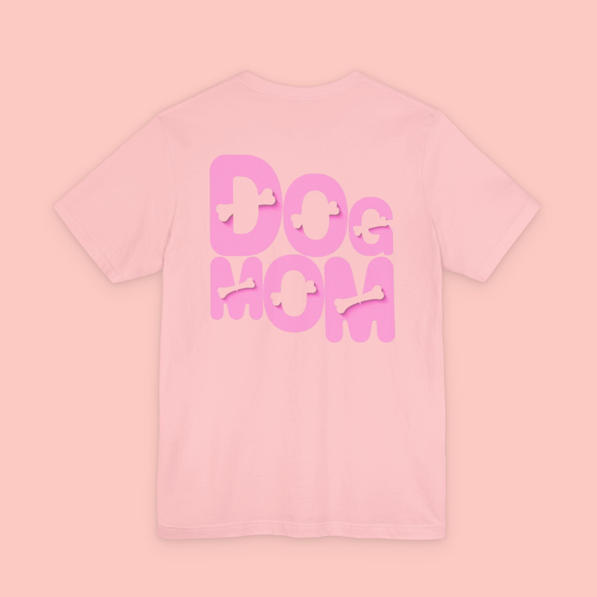 Dog Mom T-Shirt — Retro Pink Graphic Tee for Pet Lovers