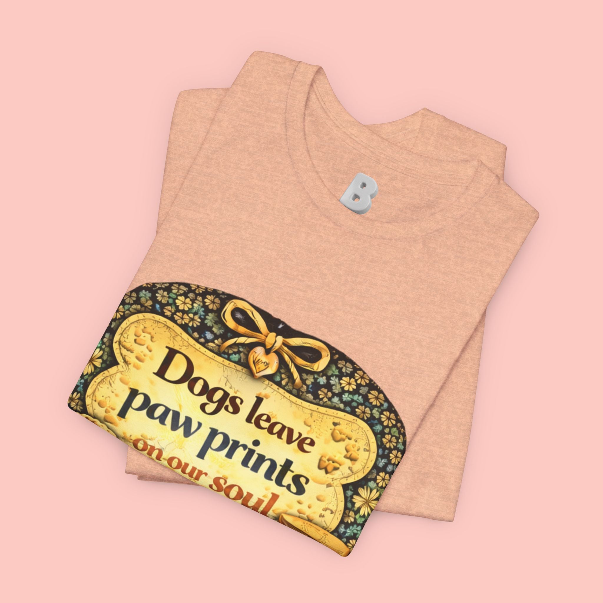 Dogs Leave Paw Prints Tee – Vintage Pet Lover T‑Shirt