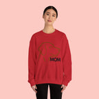 Dog Mom Crewneck Sweatshirt – Minimalist Labrador Outline