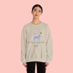 Dog Lover Crewneck Sweatshirt - "My Dog Is My Favorite Child" Graphic