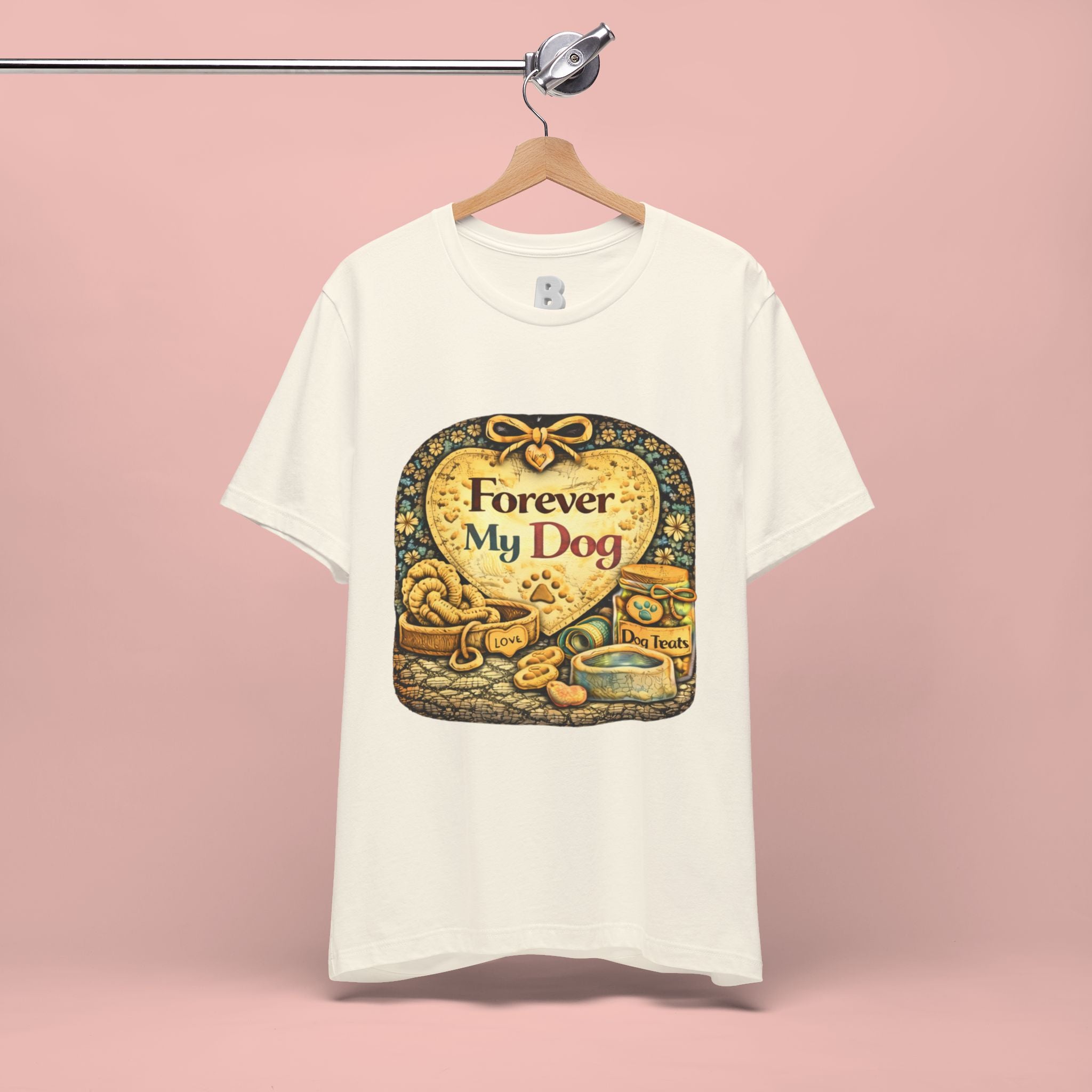 Dog T-Shirt — "Forever My Dog" Vintage Pet Lovers Tee