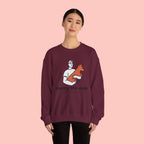 Crewneck Sweatshirt — “Marry the Man Who Loves Your Dog” Cute Pet Lover Graphic