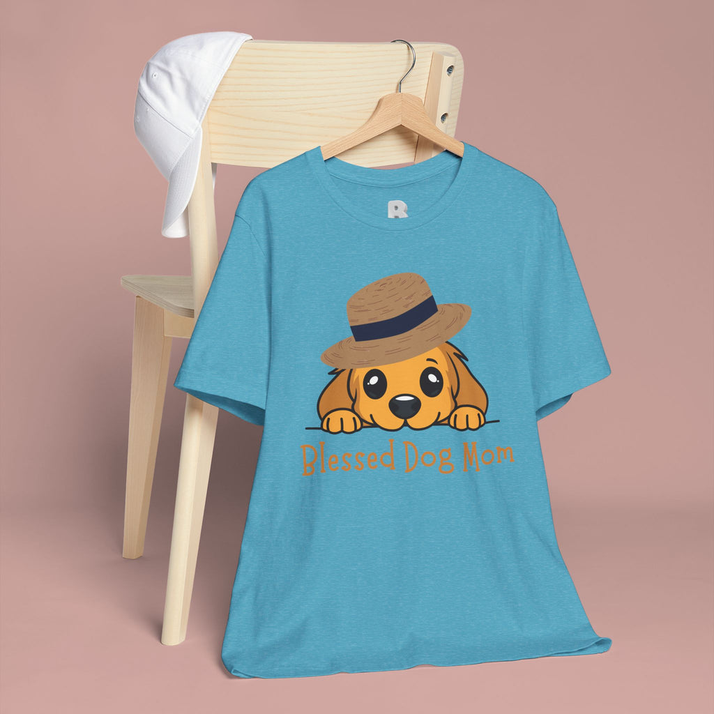 Blessed Dog Mom T-Shirt — Cute Puppy Graphic Tee for Dog Lovers