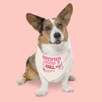 Certified Good Girl Pet Bandana Collar – Cute Heart Dog Bandana for Puppies & Small Dogs