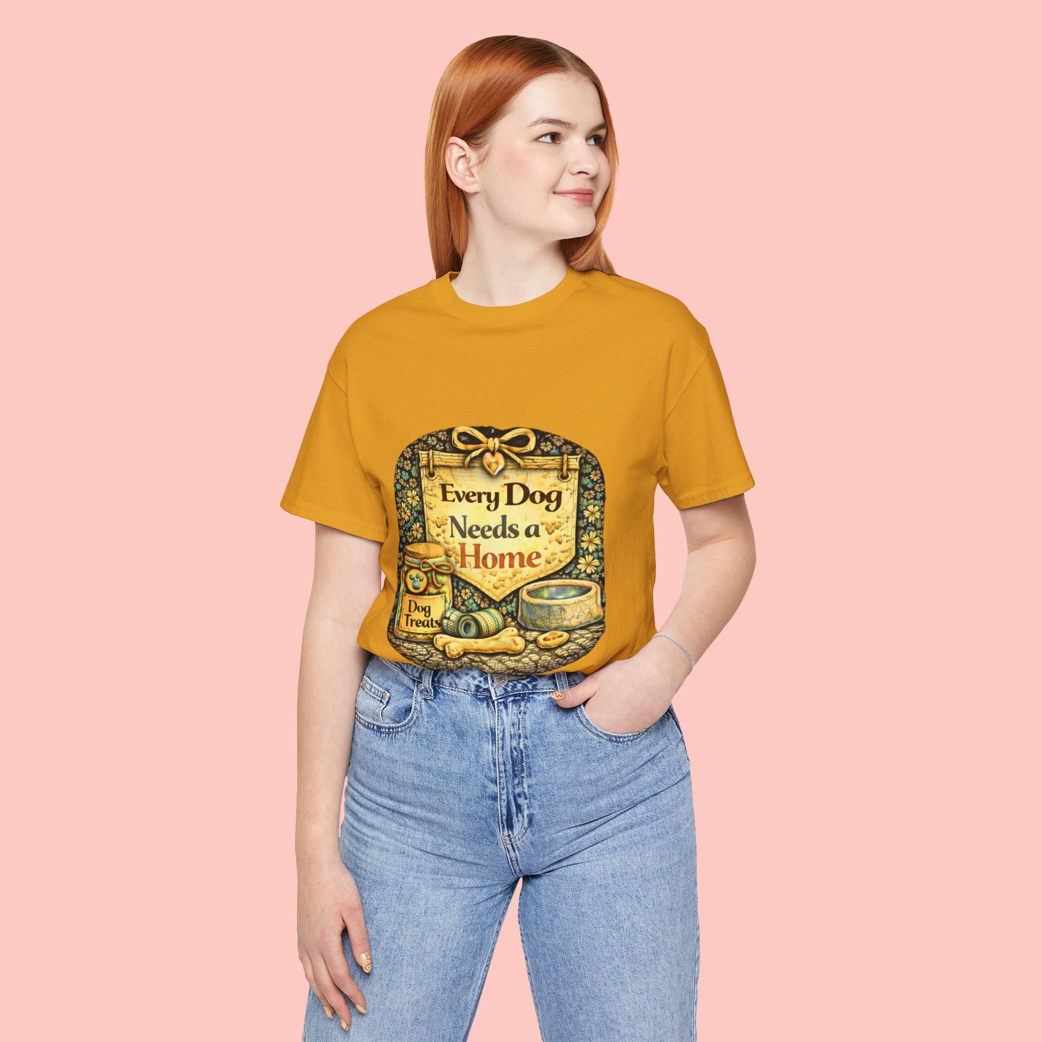 Dog Rescue Tee — "Every Dog Needs a Home" Shelter Support T-Shirt