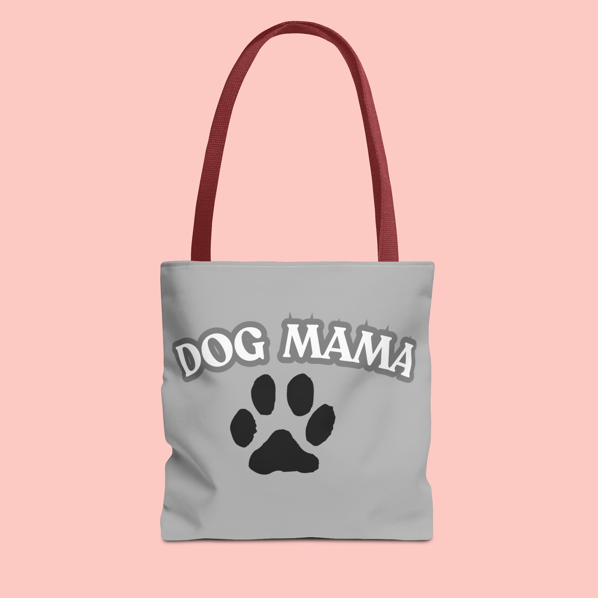 Dog Mama Paw Print Tote Bag – Cute Pet Lover Gift