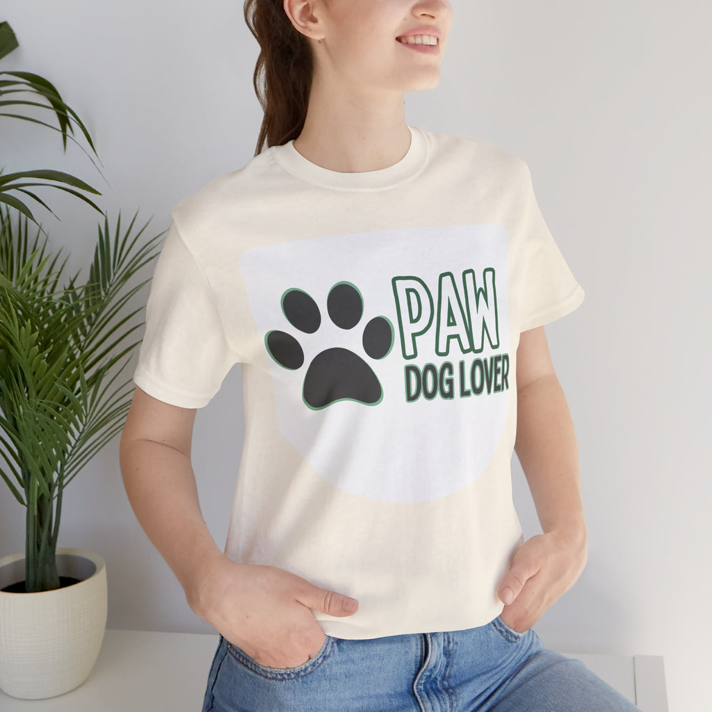 Paw Dog Lover T-Shirt — Cute Paw Print Tee for Dog Owners