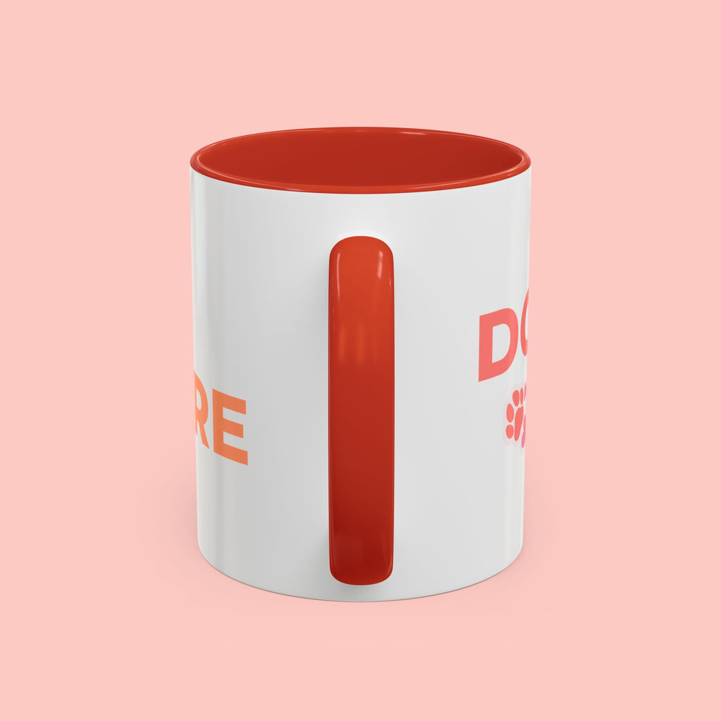 Accent Coffee Mug - "Growing Hair I Don't Care" Floral Script Coffee Mug