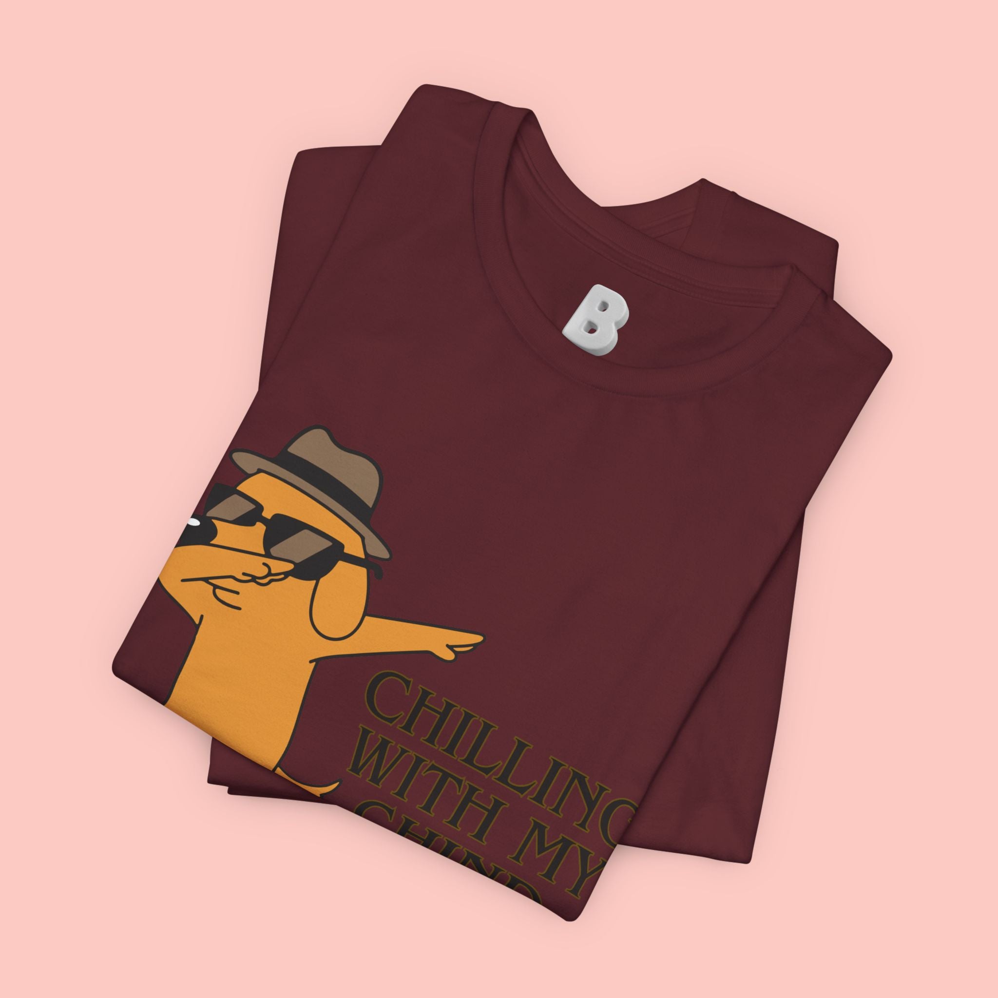 Chilling With My Chind T-Shirt — Funny Dabbing Cat Graphic Tee
