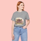 Dog Mom T-Shirt – "Loving My Dog Life" Cute Paw Print Tee for Pet Moms