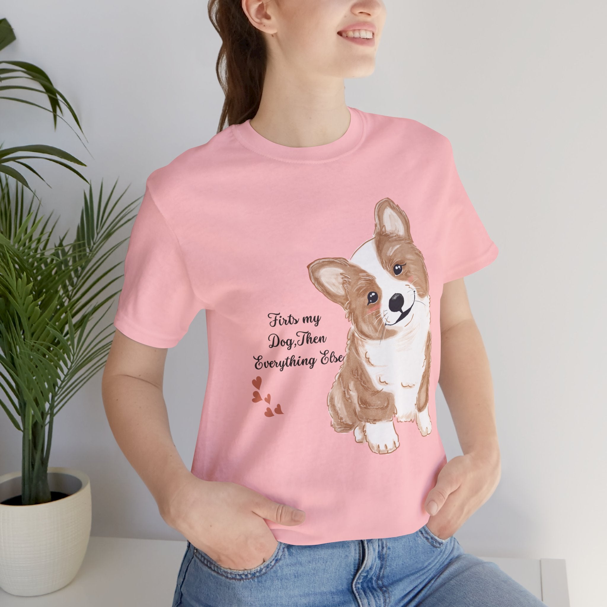 Corgi Love T-Shirt — "This my dog, then everything else" Cute Pet Tee