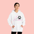 Dog Lover Hoodie — "Pawprints Wherever I Go" Pullover