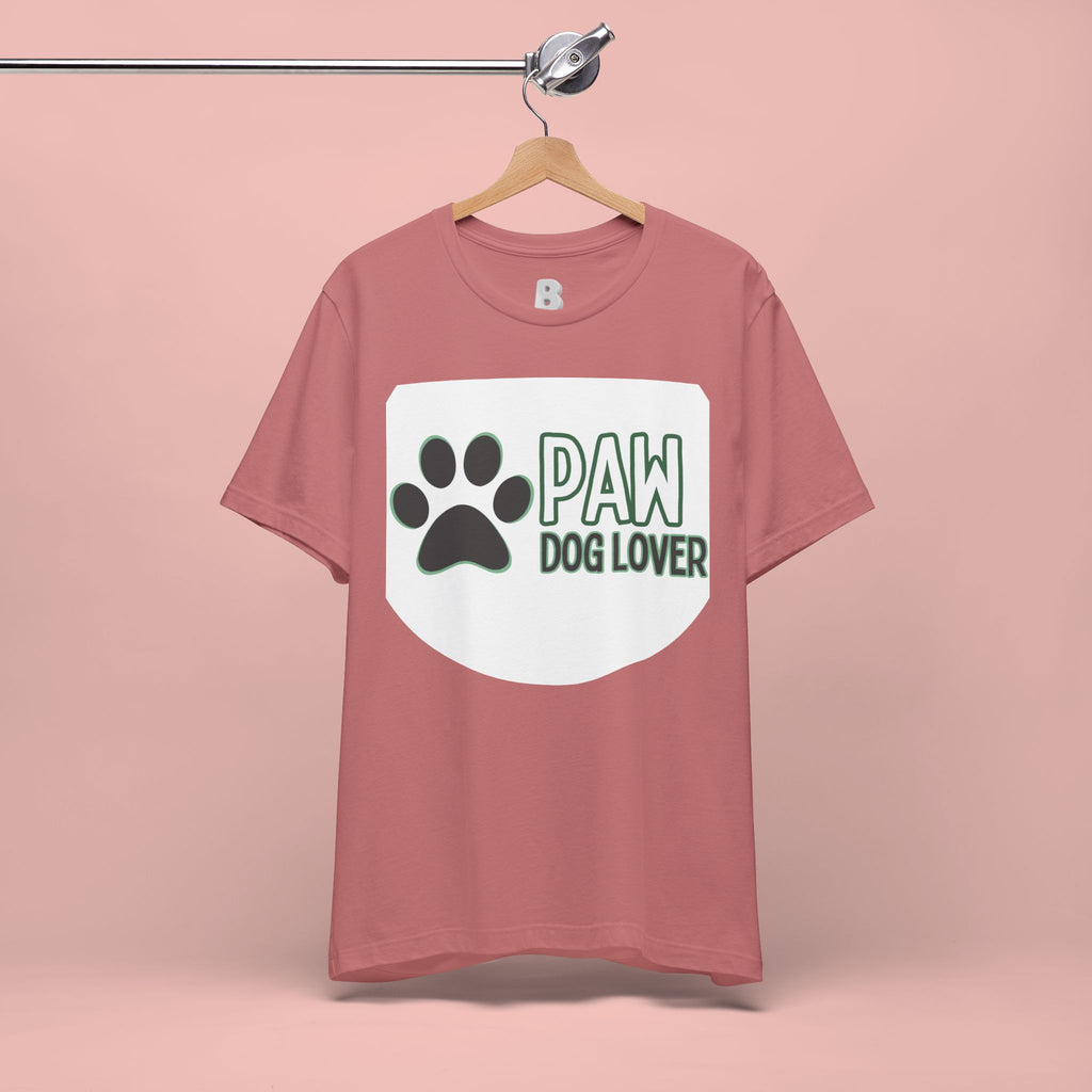 Paw Dog Lover T-Shirt — Cute Paw Print Tee for Dog Owners