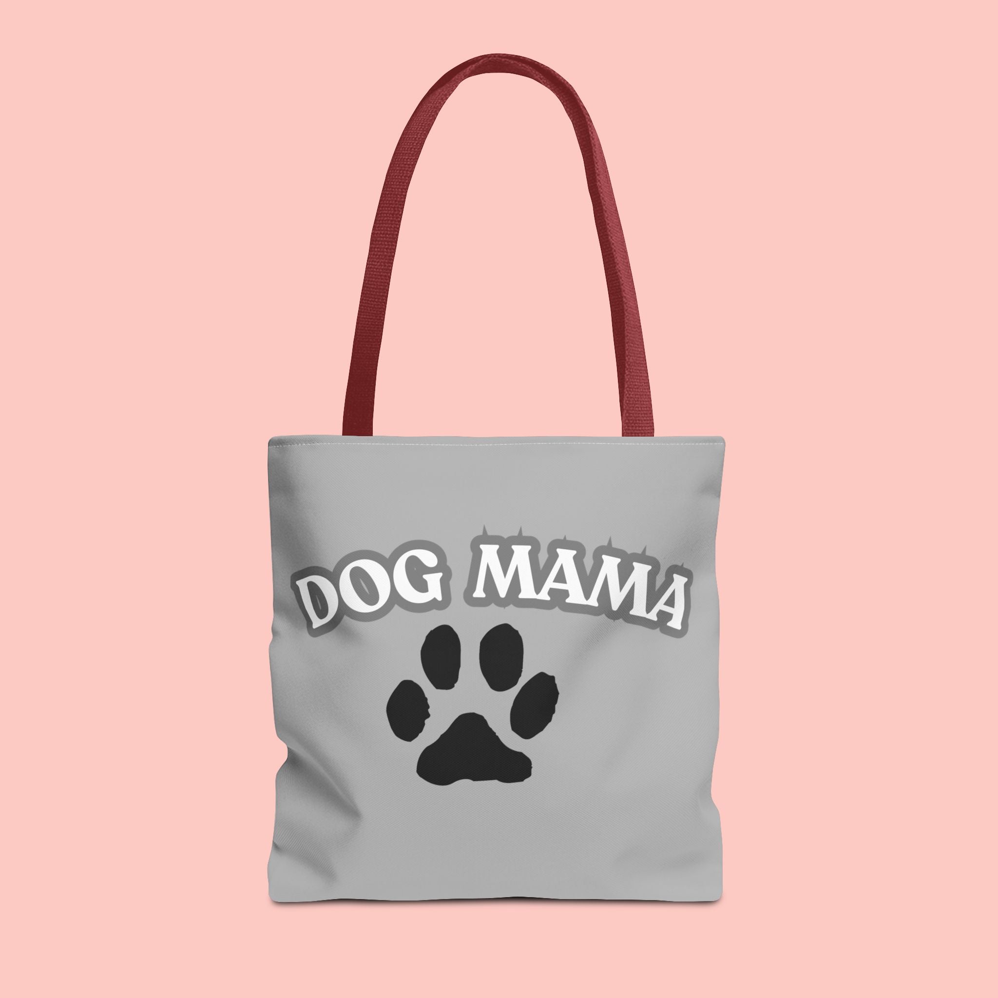Dog Mama Paw Print Tote Bag – Cute Pet Lover Gift