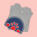 Dog Mama T-Shirt — Cute Paw & Heart Graphic Tee for Dog Lovers