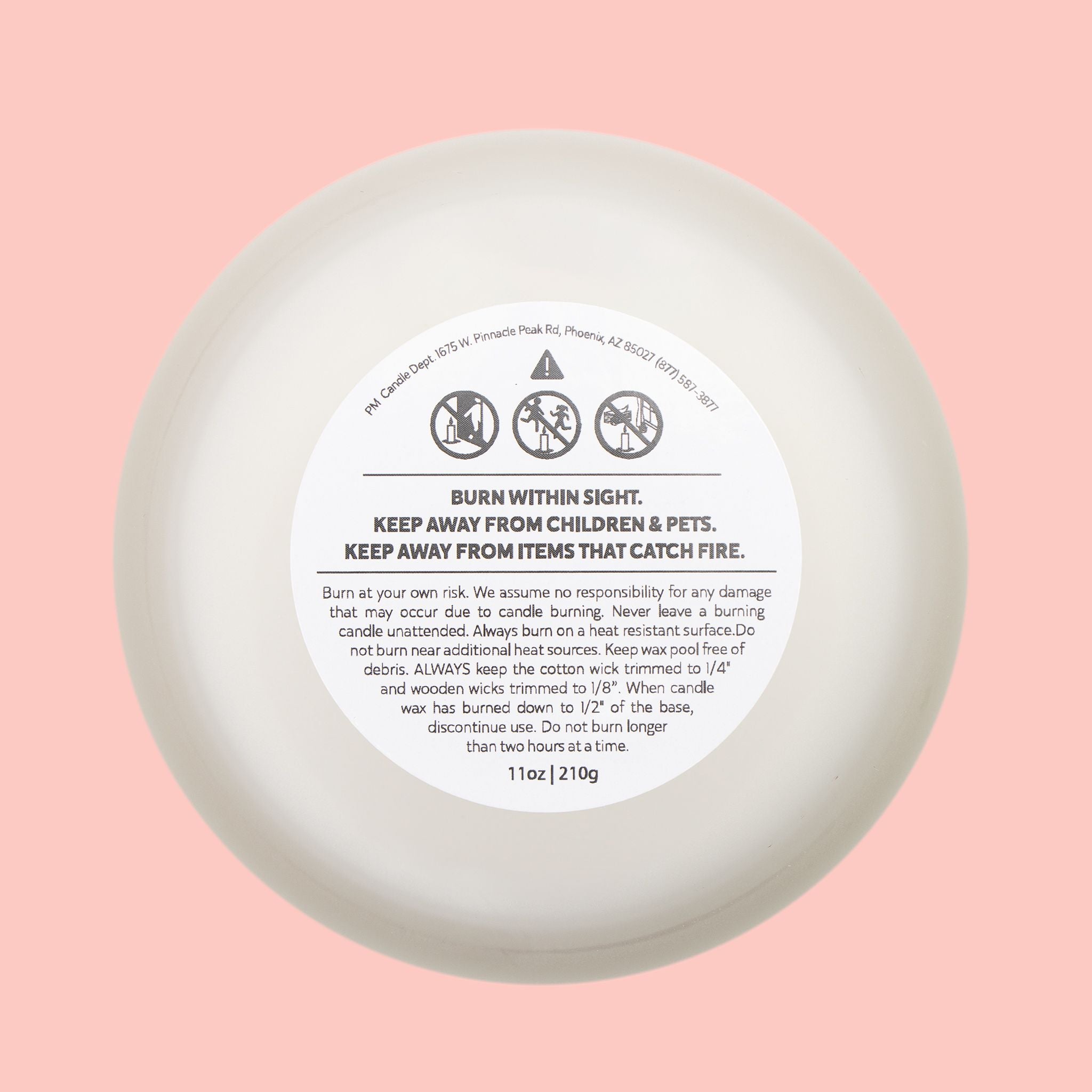Frosted Glass Candle — "Lite Me When the Dog Farts" Scented Candle, 11oz Gift for Dog Lovers