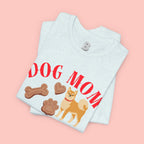 Dog Mom T-Shirt — Cute Shiba & Treats “My Dog Is My Whole World” Tee