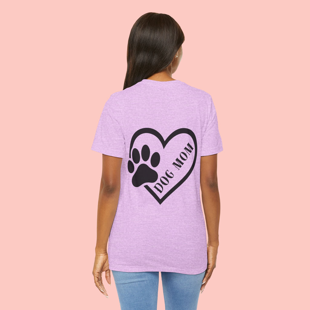 Dog Mom Heart Paw T-Shirt – Cute Pet Lover Tee