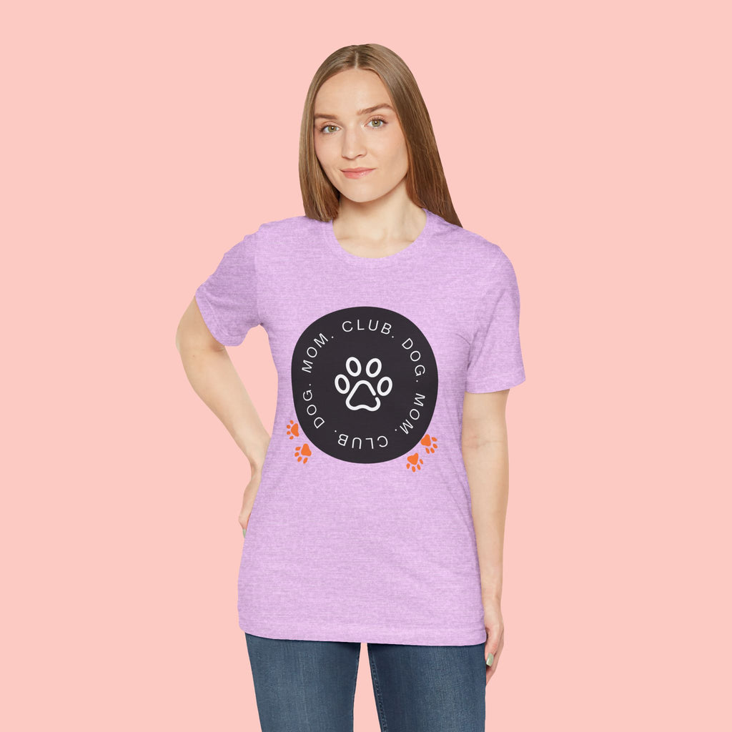 Dog Mom Club T-Shirt — Paw Print Graphic Tee for Pet Lovers