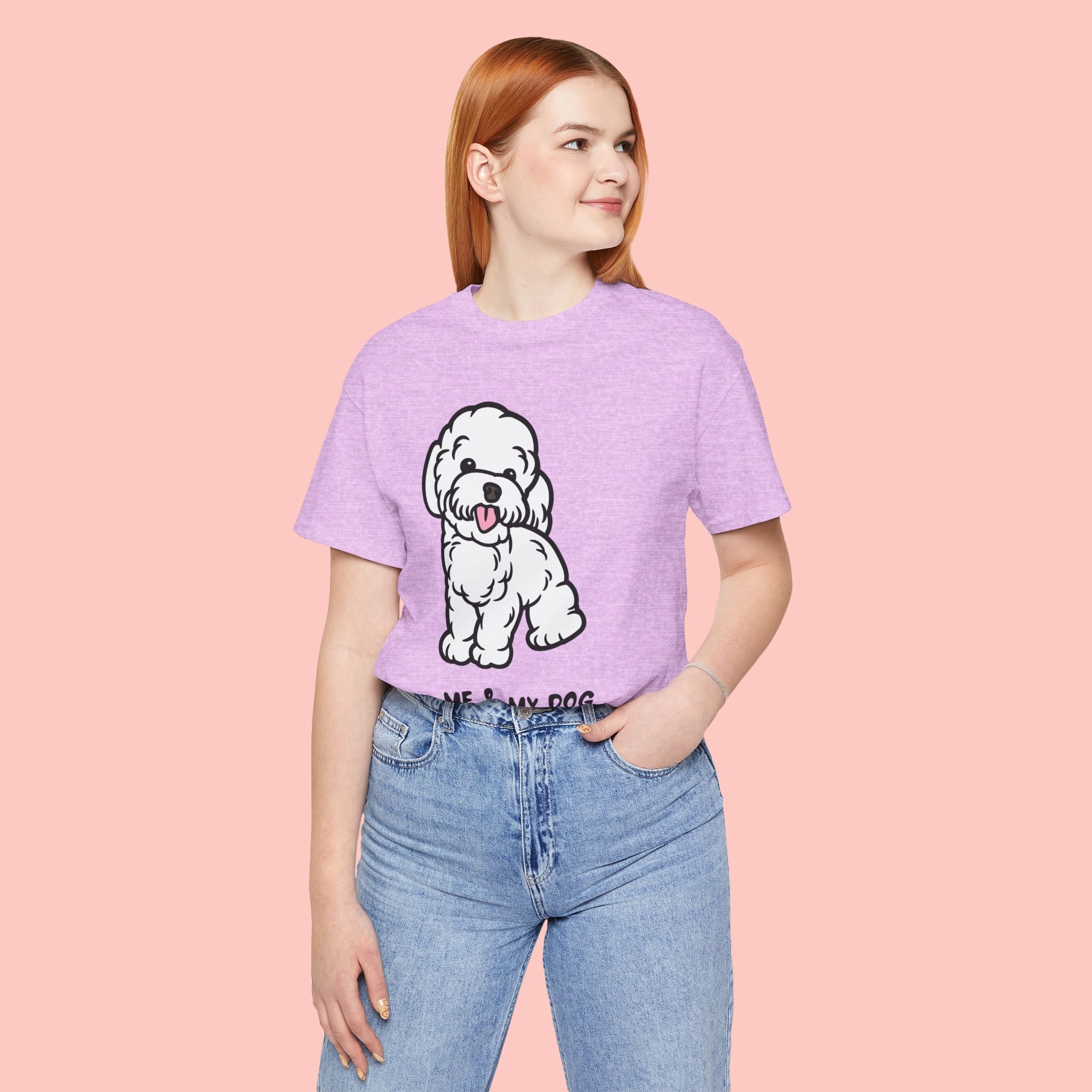 Me & My Dog T-Shirt — Cute Cartoon Puppy Tee for Dog Lovers