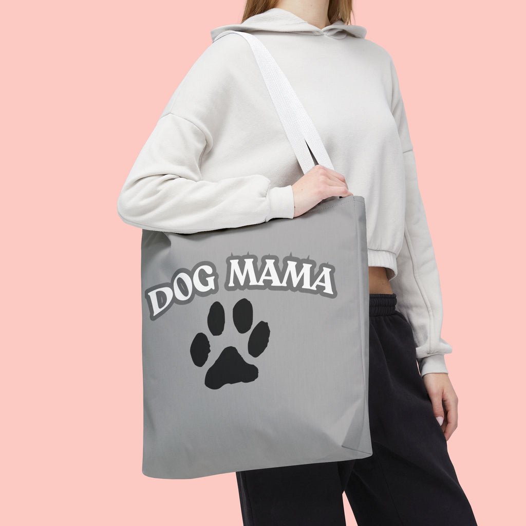 Dog Mama Paw Print Tote Bag – Cute Pet Lover Gift