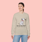 Are You Dog Mom? Cute Dalmatian Crewneck Sweatshirt for Dog Lovers