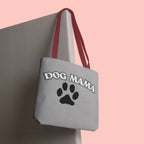 Dog Mama Paw Print Tote Bag – Cute Pet Lover Gift