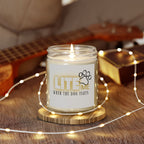 Coconut Apricot Scented Candle — "Lite Me When The Dog Farts" (4oz / 9oz)
