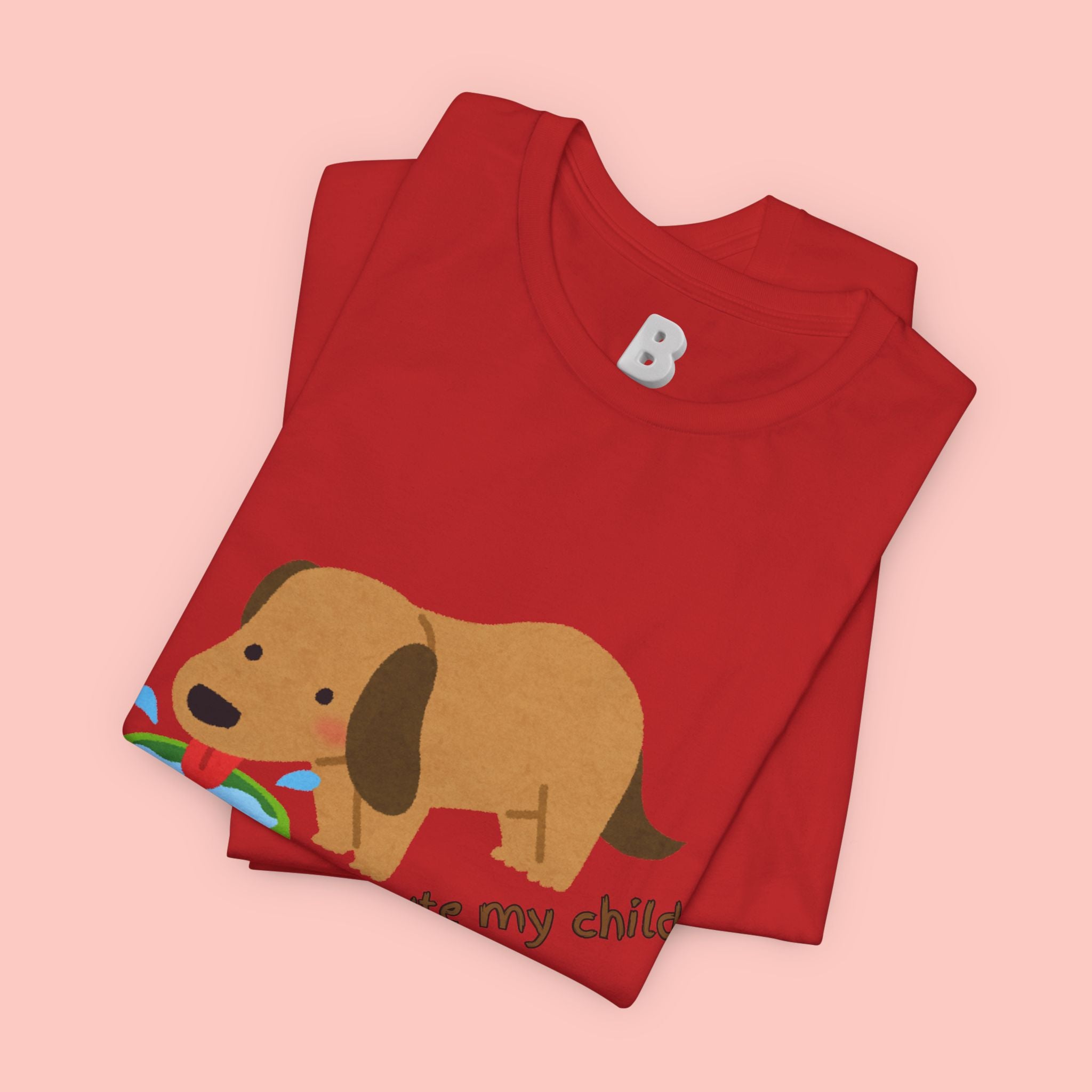 Dog T-Shirt — Cute Dachshund "how cute my child" Graphic Tee