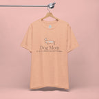 Dog Mom Tee — "Dog Mom: It Is A Lifestyle, Not Hobby" Cute Dachshund Graphic T-Shirt