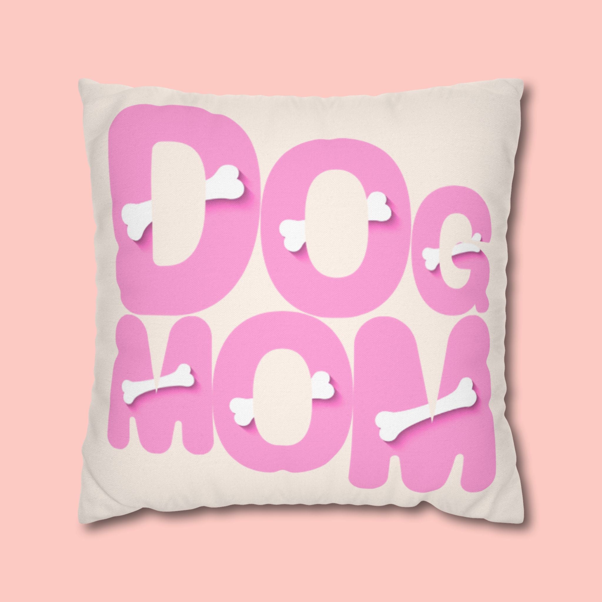 Spun Polyester Square Pillowcase