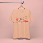 T-Shirt — "Me  My Dog" Minimalist Paw & Hand Illustration