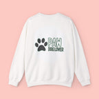 Dog Lover Paw Print Crewneck Sweatshirt