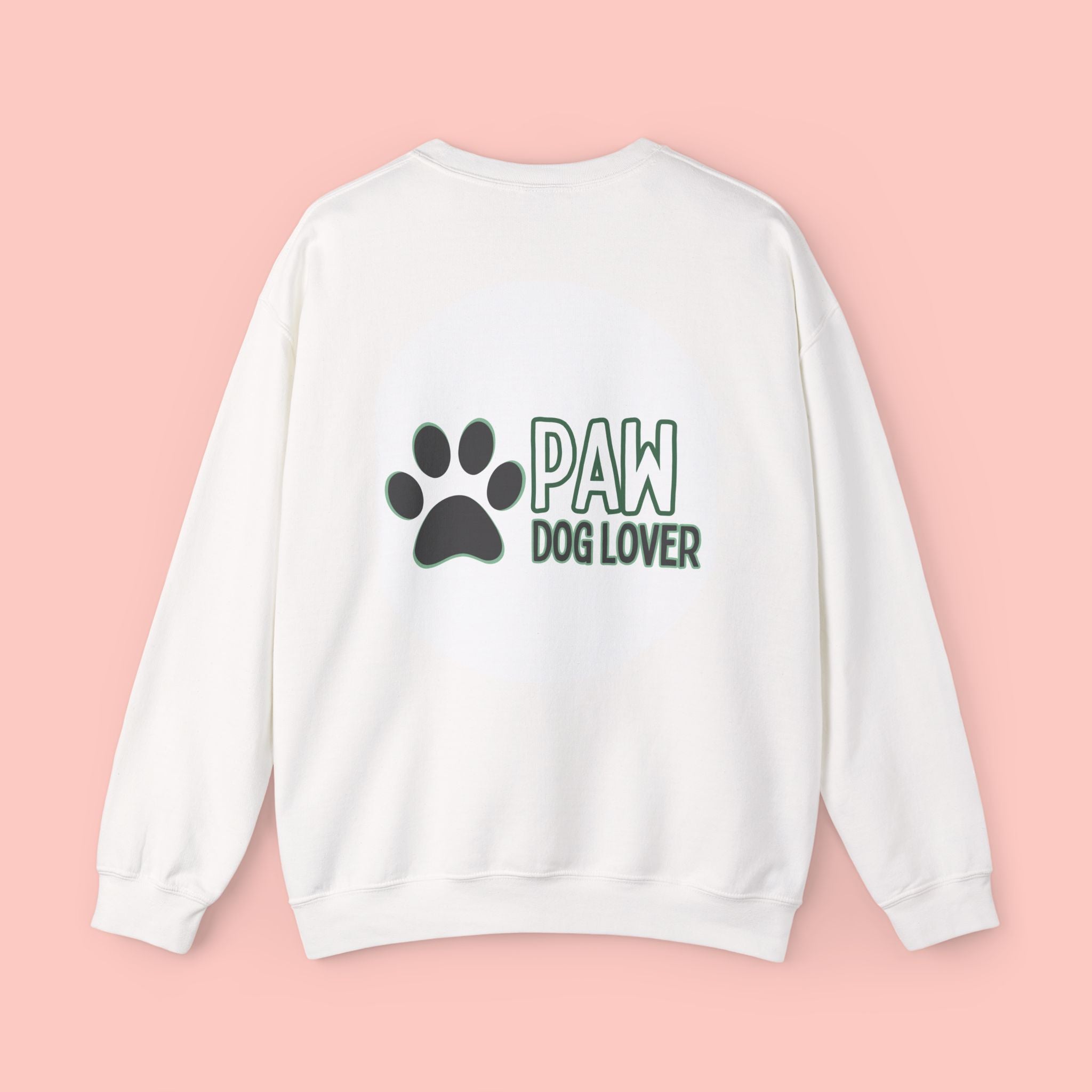 Dog Lover Paw Print Crewneck Sweatshirt