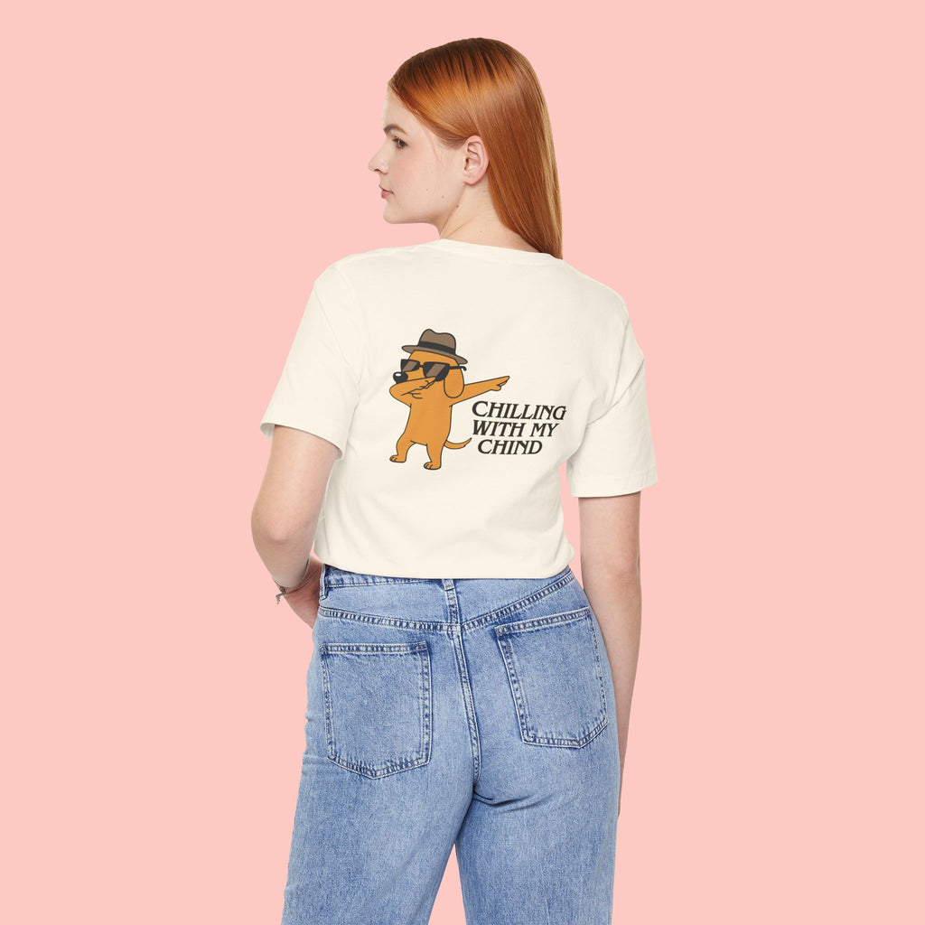 Chilling With My Chind Tee — Funny Dab Cat Graphic T-Shirt