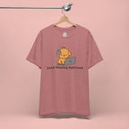 Zoom Meeting Approved Tee — Cute Puppy with Headset Laptop Graphic