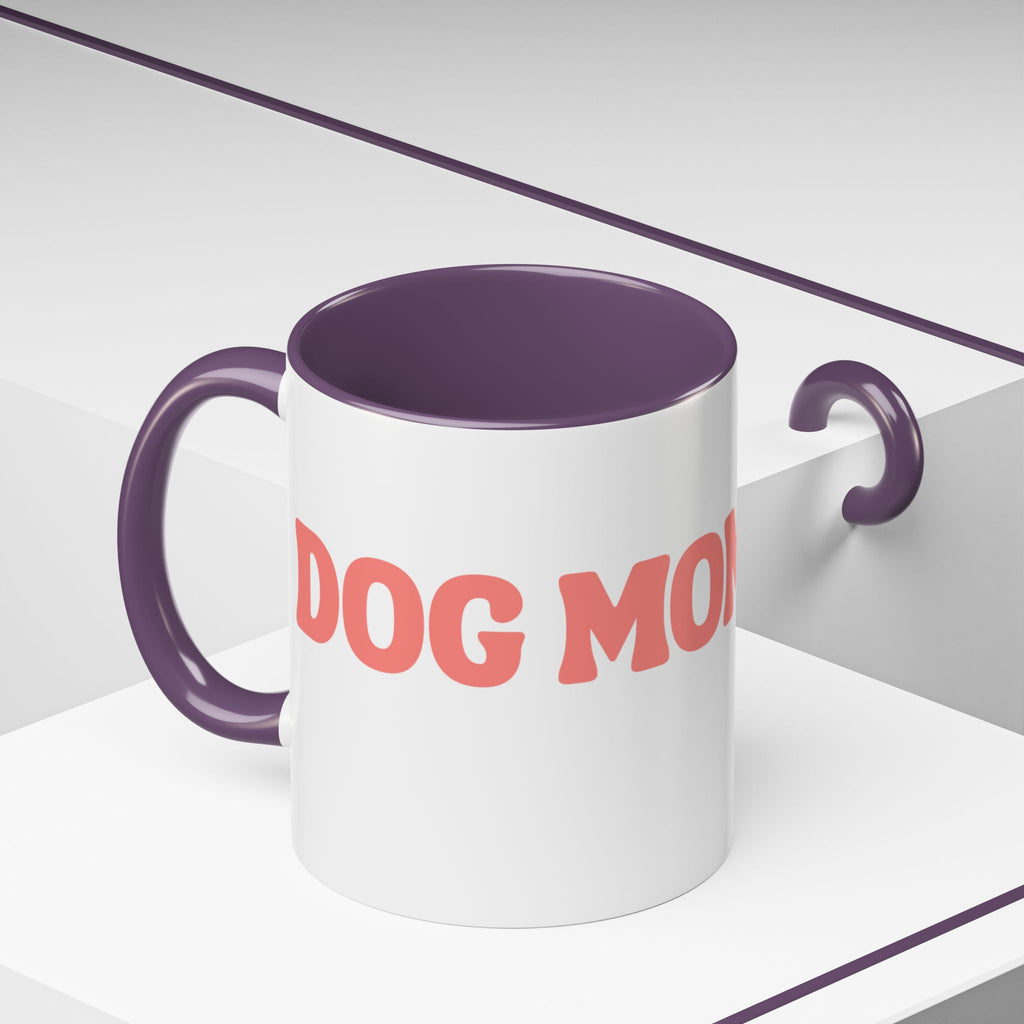 Mom Club Coffee Mug — Cute Paw Print Accent Mug for Dog Moms (11/15 oz)
