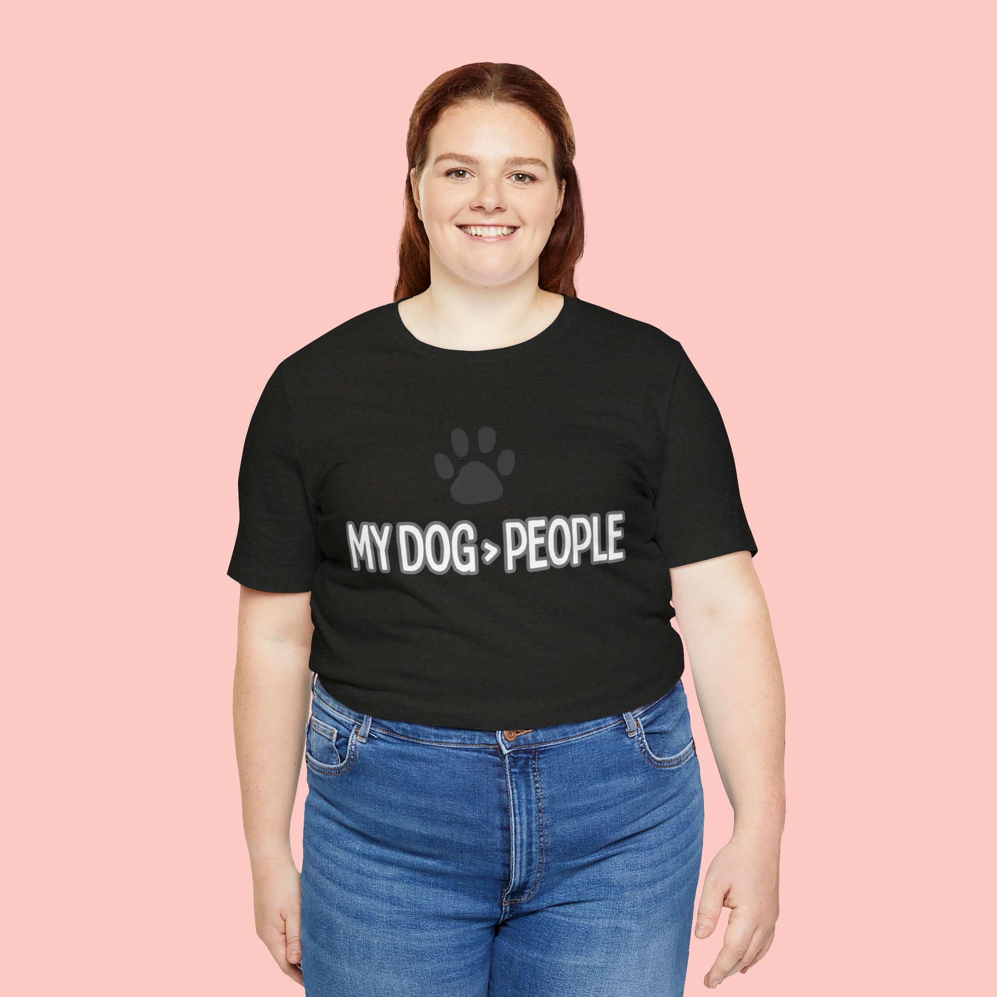 My Dog People T-Shirt — Dog Paw Graphic Tee for Dog Lovers