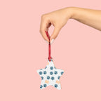 Bell Wooden Ornament with Paw Print & Bandage Pattern — Pet Memorial Holiday Decoration