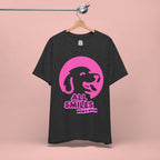 All Smiles Mom's Rules T-Shirt — Cute Pink Dog Graphic Tee for Moms & Pet Lovers