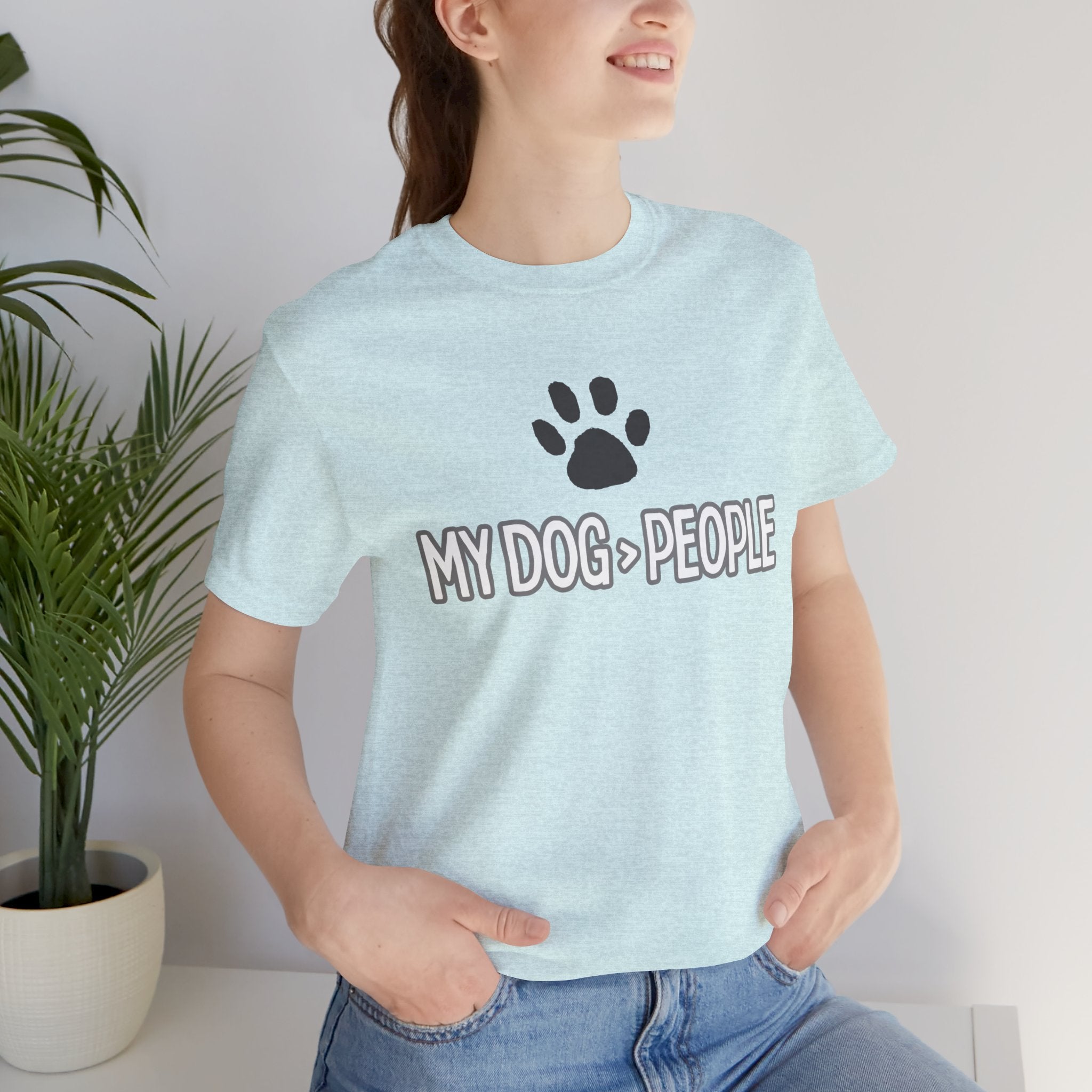 My Dog People T-Shirt — Dog Paw Graphic Tee for Dog Lovers