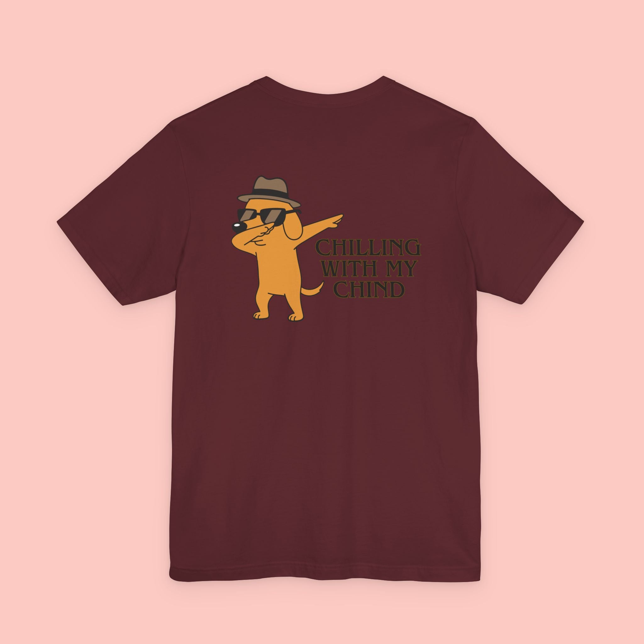 Chilling With My Chind Tee — Funny Dab Cat Graphic T-Shirt