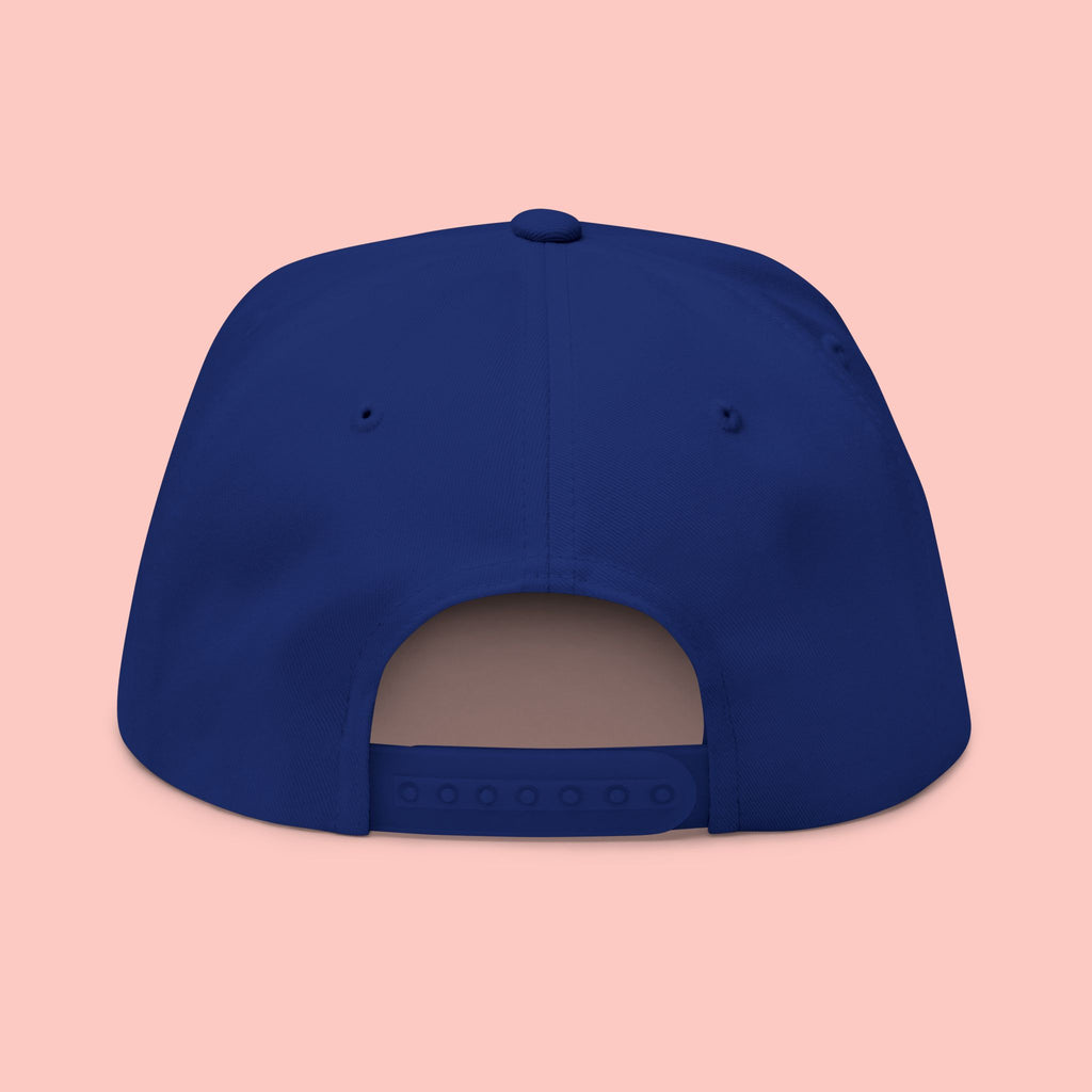 Flat Bill Cap — "Proud Dog Mom" Embroidered Trucker Hat